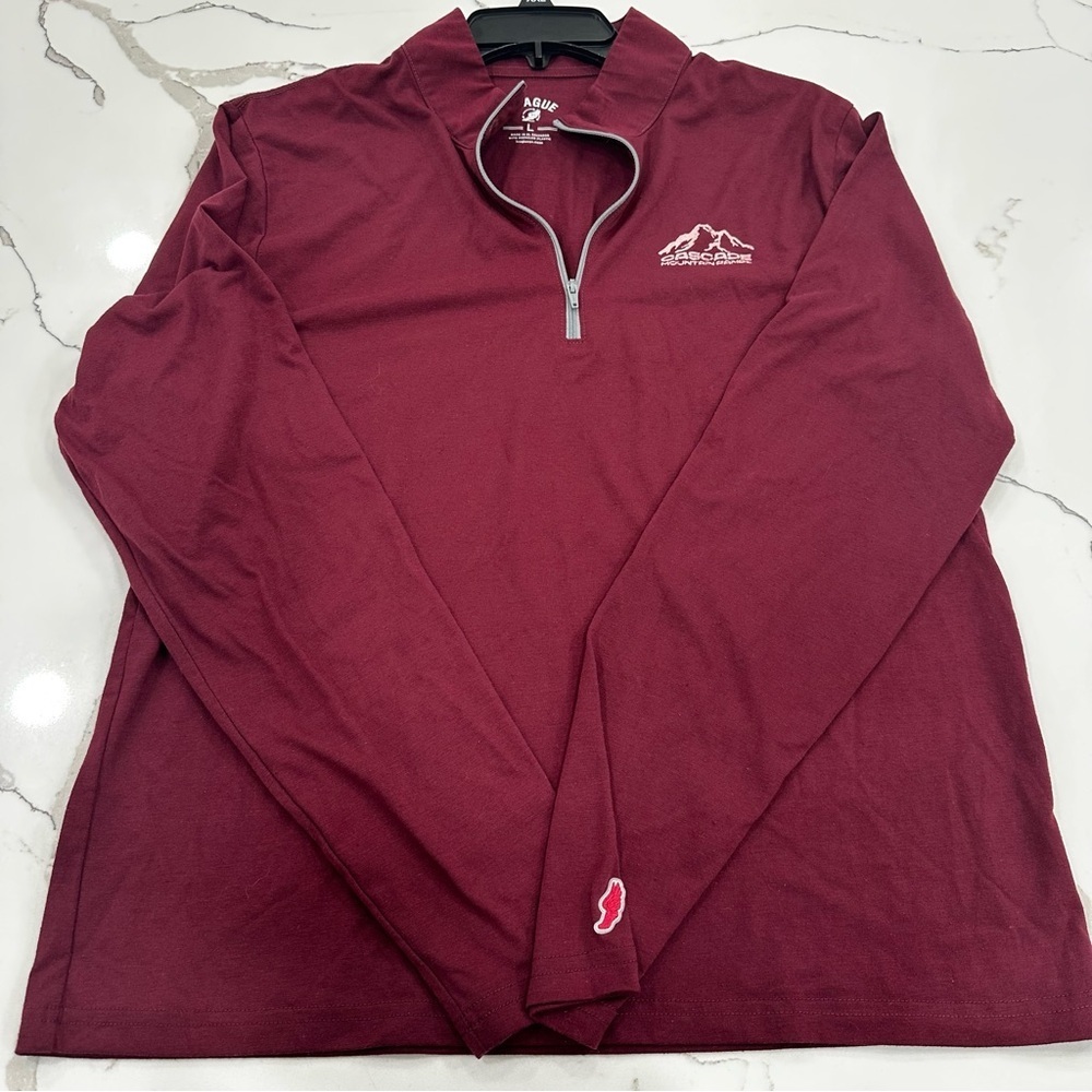League Reclaim Quarter-Zip Pullover - Cascade Mountain Range - Size L
